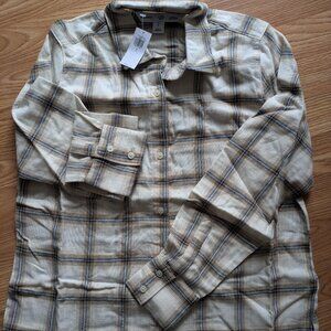 Brown Plaid Flannel Shirt